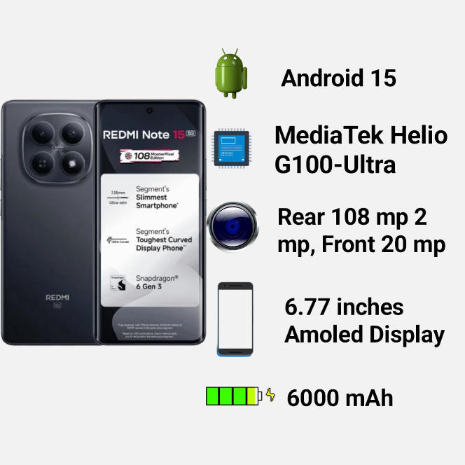 Redmi Note 15, Specifications, Price and Lunch Date in india